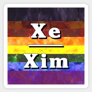 Xe-Xim Pronouns: Inclusive Sticker